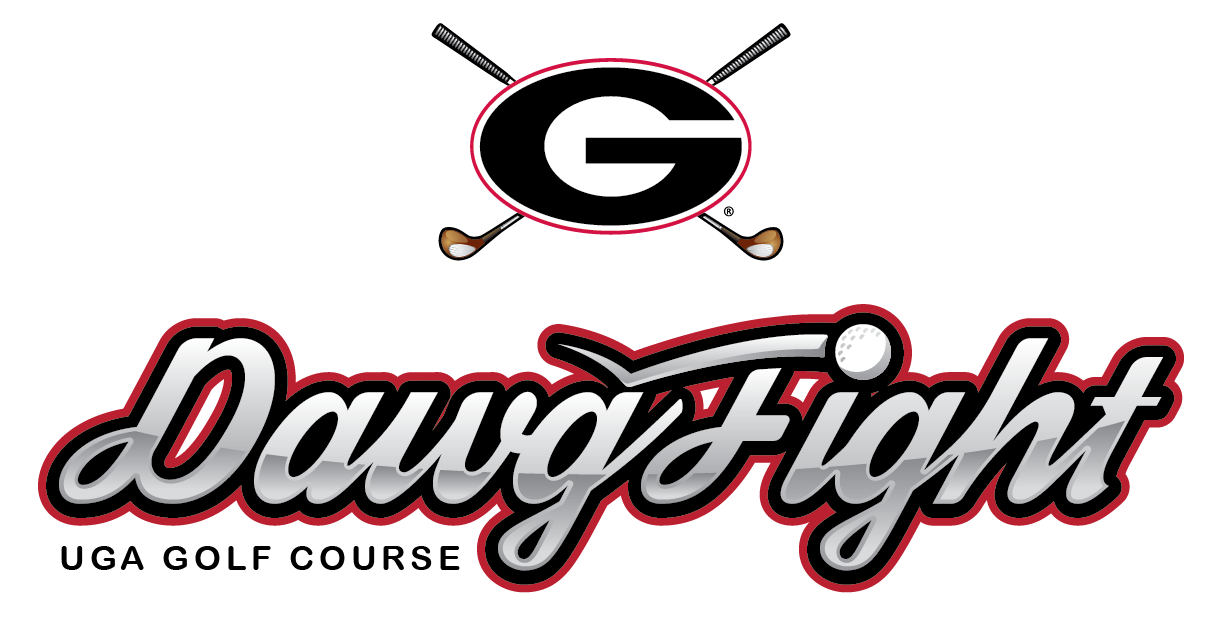 Logo reading Dawgfight, UGA Golf Course.